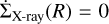 ${\dot \Sigma _{{\rm{X - ray}}}}\left( R \right) = 0$