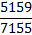 ${{5159} \over {7155}}$