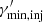 $ \gamma^\prime_{\rm min,inj} $