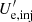 $ U^\prime_{\rm e,inj} $