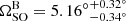 $ \Omega_{\mathrm{SO}}^{\mathrm{B}} = {5.16^\circ}^{+0.32^\circ}_{-0.34^\circ} $