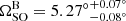 $ \Omega_{\mathrm{SO}}^{\mathrm{B}} = {5.27^\circ}^{+0.07^\circ}_{-0.08^\circ} $