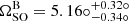 $ \Omega_{\mathrm{SO}}^{\mathrm{B}} = {5.16\circ}^{+0.32\circ}_{-0.34\circ} $