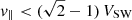 $ v_{\parallel} < (\sqrt{2}-1)\,V_{\mathrm{SW}} $
