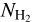 ${N_{{{\rm{H}}_2}}}$