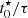 $ t_0^\star/\tau $