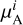$\mu _{\rm{A}}^i$