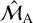 ${\widehat {\cal M}_{\rm{A}}}$
