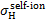 $\sigma _{\rm{H}}^{{\rm{self - ion}}}$