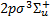 $2p{\sigma ^3}\Sigma _u^ + $