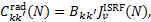 $C_{kk'}^{{\rm{rad}}}(N) = {B_{kk'}}J_v^{{\rm{ISRF}}}(N),$