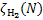 ${\zeta _{{{\rm{H}}_2}}}(N)$