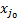 ${x_{{j_0}}}$
