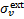$\sigma _v^{{\rm{ext}}}$