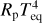 ${R_{\rm{p}}}T_{{\rm{eq}}}^4$