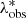 $ \lambda^*_{\mathrm{obs}} $