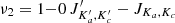 $ \nu_2=1{-}0\,J^\prime_{K_a^\prime,K_c^\prime}-J_{K_a,K_c} $