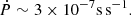 $$ \begin{aligned} \dot{P} \sim 3 \times 10^{-7} \mathrm{s\, s}^{-1}. \end{aligned} $$