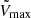 $ \tilde{V}_{\text{max}} $
