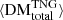 $ \langle\rm{DM^{TNG}_{total}}\rangle $