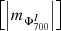 $ \left [ \left |m_{\Phi_{700}^{I}}\right | \right ] $