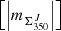 $ \left [ \left |m _{\Sigma_{350}^{J}}\right | \right ] $