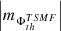 $ \left |m_{\Phi_{th}^{TSMF}}\right | $