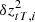 $ \delta z_{tT,i}^2 $