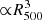$ {\propto}R_{500}^3 $