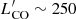 $ L^\prime_{\rm CO} \sim 250 $