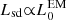 $ L_{\mathrm{sd}}{\propto}L_{0}^{\mathrm{EM}} $