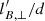 $ l^\prime_{B,\perp}/d $