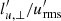 $ l^\prime_{u,\perp}/u^\prime_{\text{rms}} $