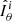 $ \hat{I}_\theta^i $
