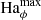 $ \text{Ha}_\phi^\text{max} $