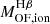$ M_{\mathrm{OF,ion}}^{\mathrm{H\beta}} $