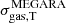 $ \sigma^{\mathrm{MEGARA}}_{\mathrm{gas,T}} $