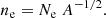 $$ \begin{aligned} n_{\rm e} = N_{\rm e} \; A^{-1/2}. \end{aligned} $$