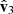 $ \hat{\mathbf{v}}_3 $