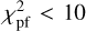 \chi _{{\rm{pf}}}^2 < 10