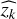 $\widehat {{z_k}}$