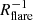 $ R_{\mathrm{flare}}^{-1} $