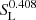 $ S_{\mathrm{L}}^{0.408} $