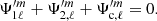 $$ \begin{aligned} \Psi ^{\prime m}_{1\ell }+\Psi ^{\prime m}_{2,\ell }+\Psi ^{\prime m}_{\text{c},\ell }=0. \end{aligned} $$
