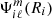 $ \Psi_{i\ell}^m(R_{i}) $