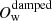 $ O^{\mathrm{damped}}_{\mathrm{w}} $
