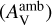 $\left( {A_{\rm{V}}^{{\rm{amb}}}} \right)$