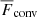 $ \overline{F}_{\mathrm{conv}} $