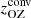 $ z_{\mathrm{OZ}}^{\mathrm{conv}} $