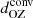 $ d_{\mathrm{OZ}}^{\mathrm{conv}} $